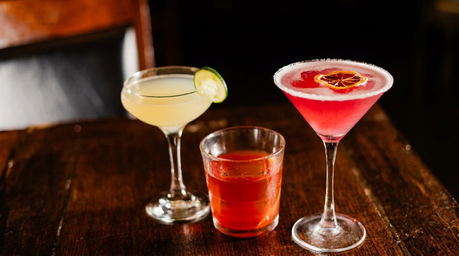 Cocktails and pints