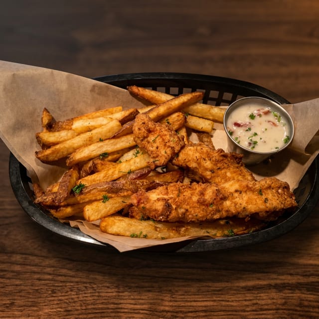 Chicken & Chips.