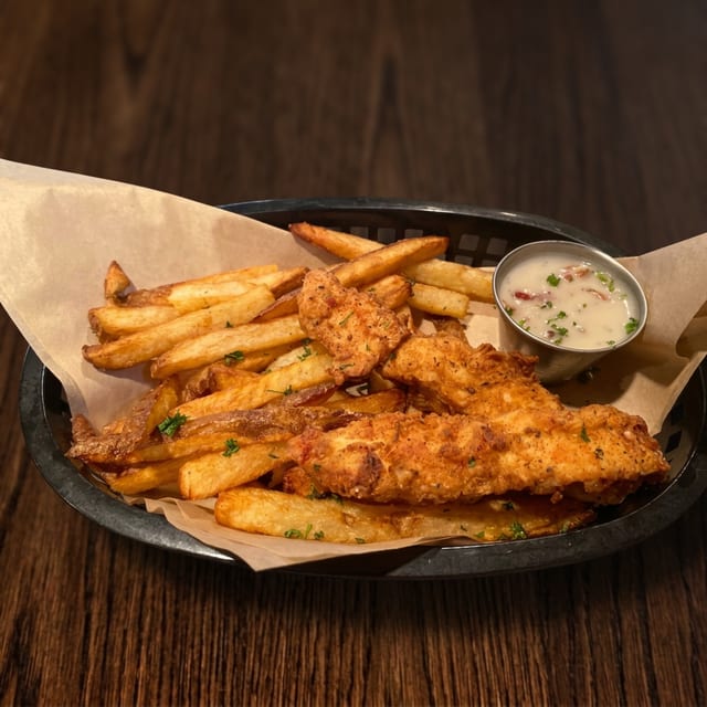 Chicken & Chips.