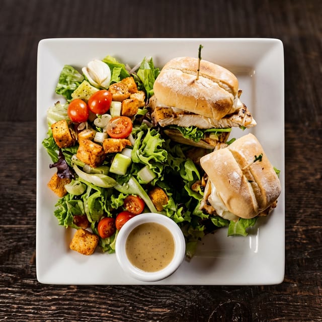 Grilled Chicken & Brie Sliders.