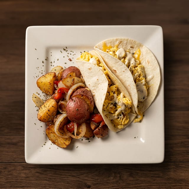 Breakfast Tacos.