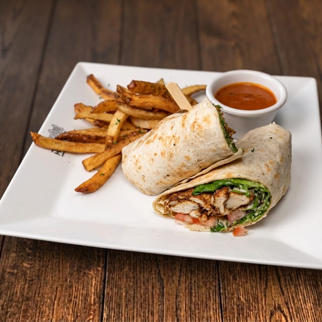 Chicken Tikka Wrap.