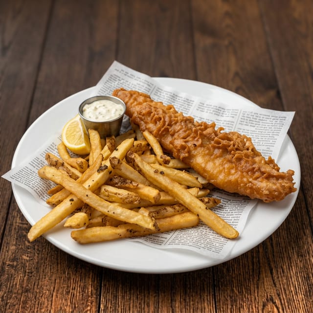 Haddock & Chips.