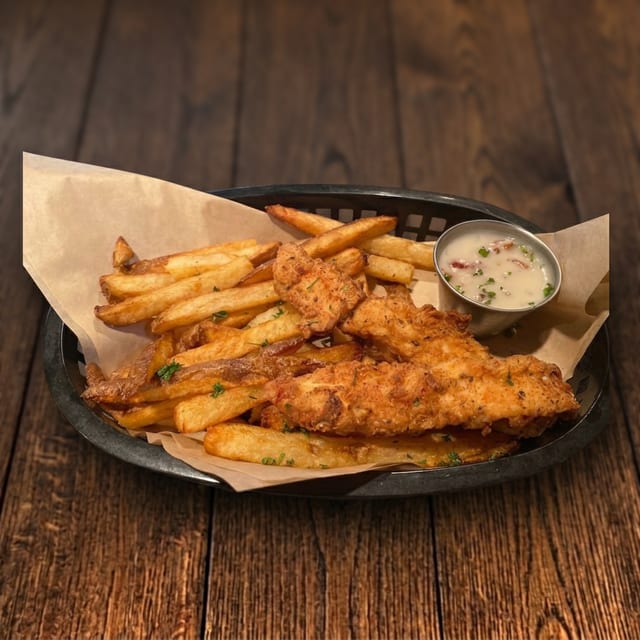 Chicken & Chips.