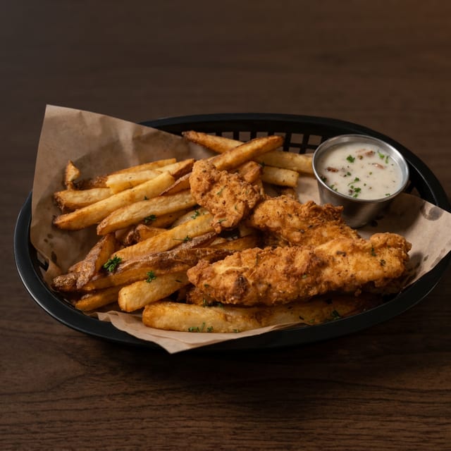 Kids’ Chicken & Chips.