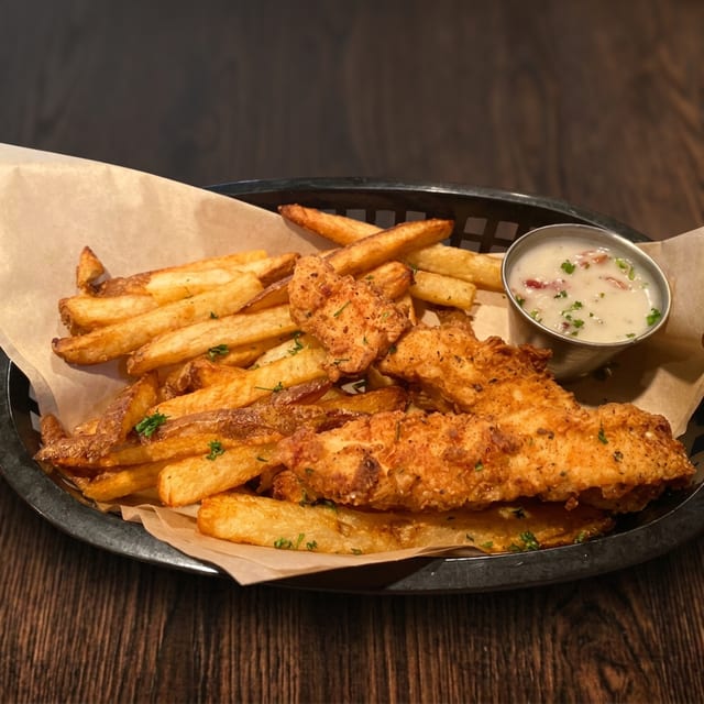 Chicken & Chips.
