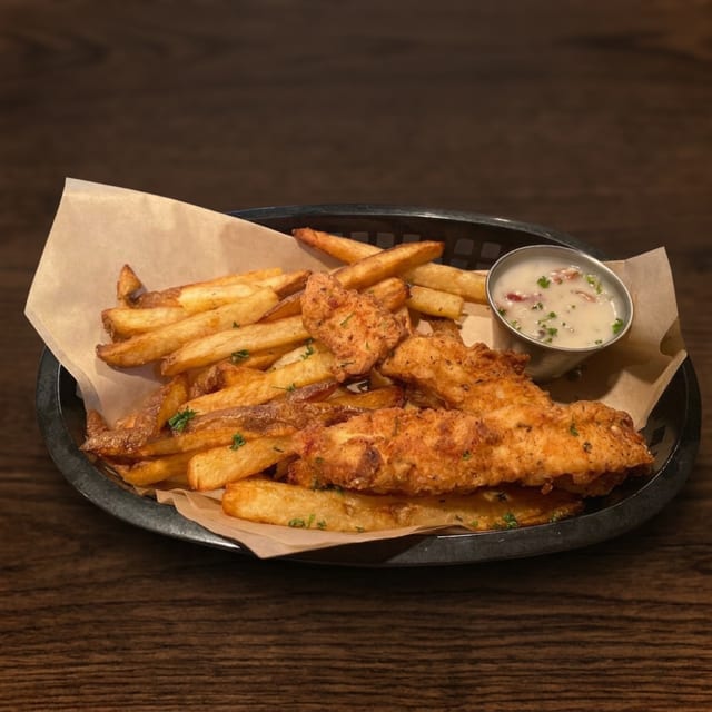 Chicken & Chips.
