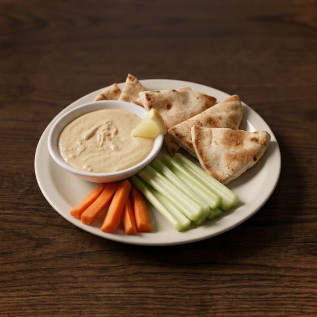 Hummus & Naan.